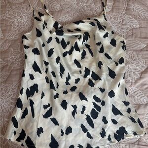 Papermoon Black and Cream Camisole